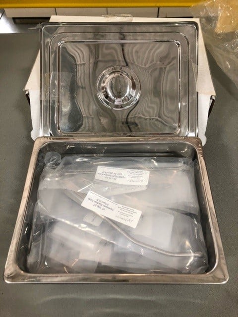 Container of Surgical Instruments, forceps and others.